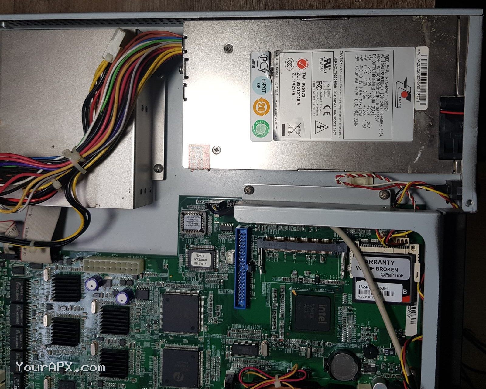 Kiểm tra khối nguồn và linh kiện trên mainboard Peplink Balance 710