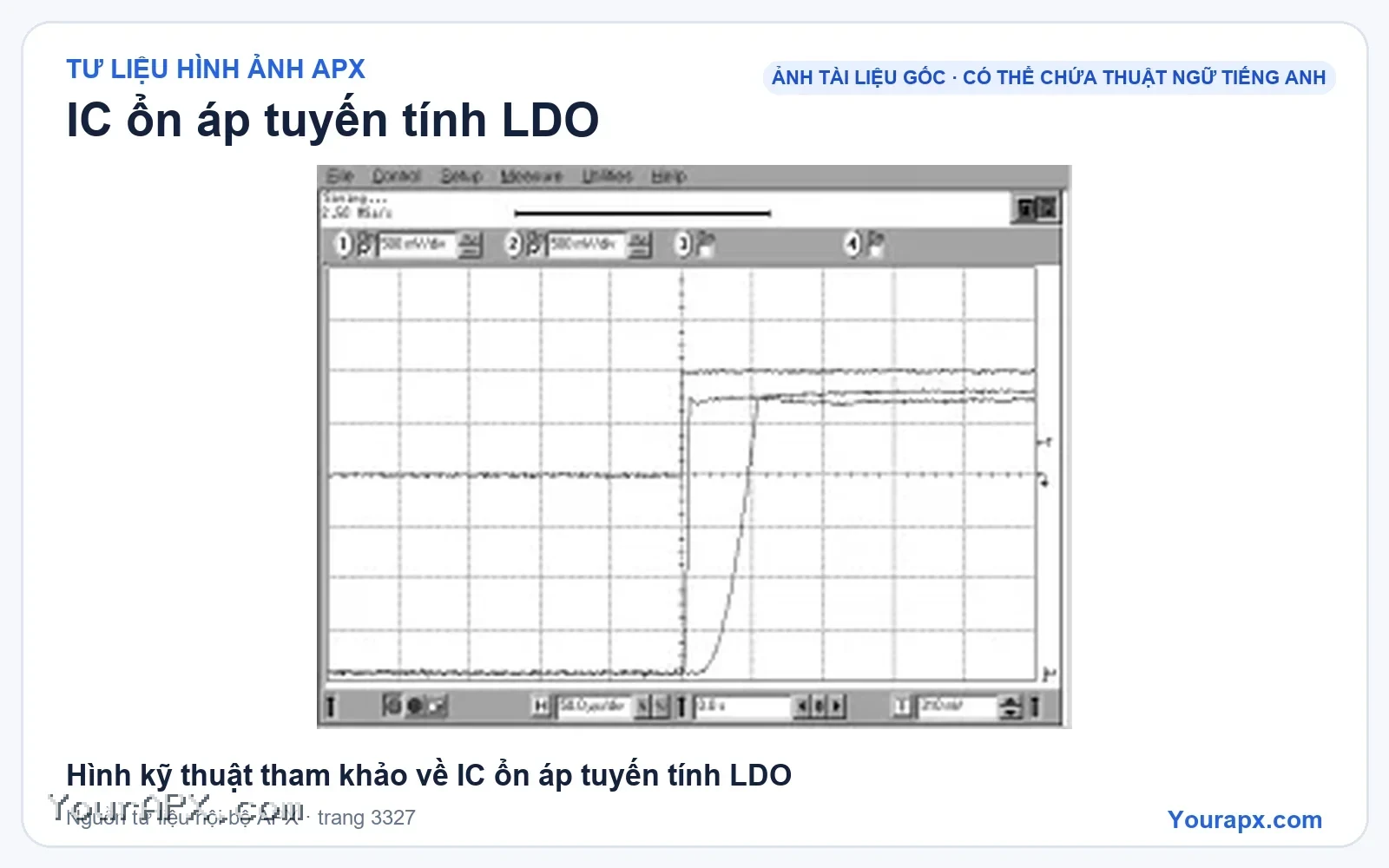 Hình kỹ thuật tham khảo về IC ổn áp tuyến tính LDO