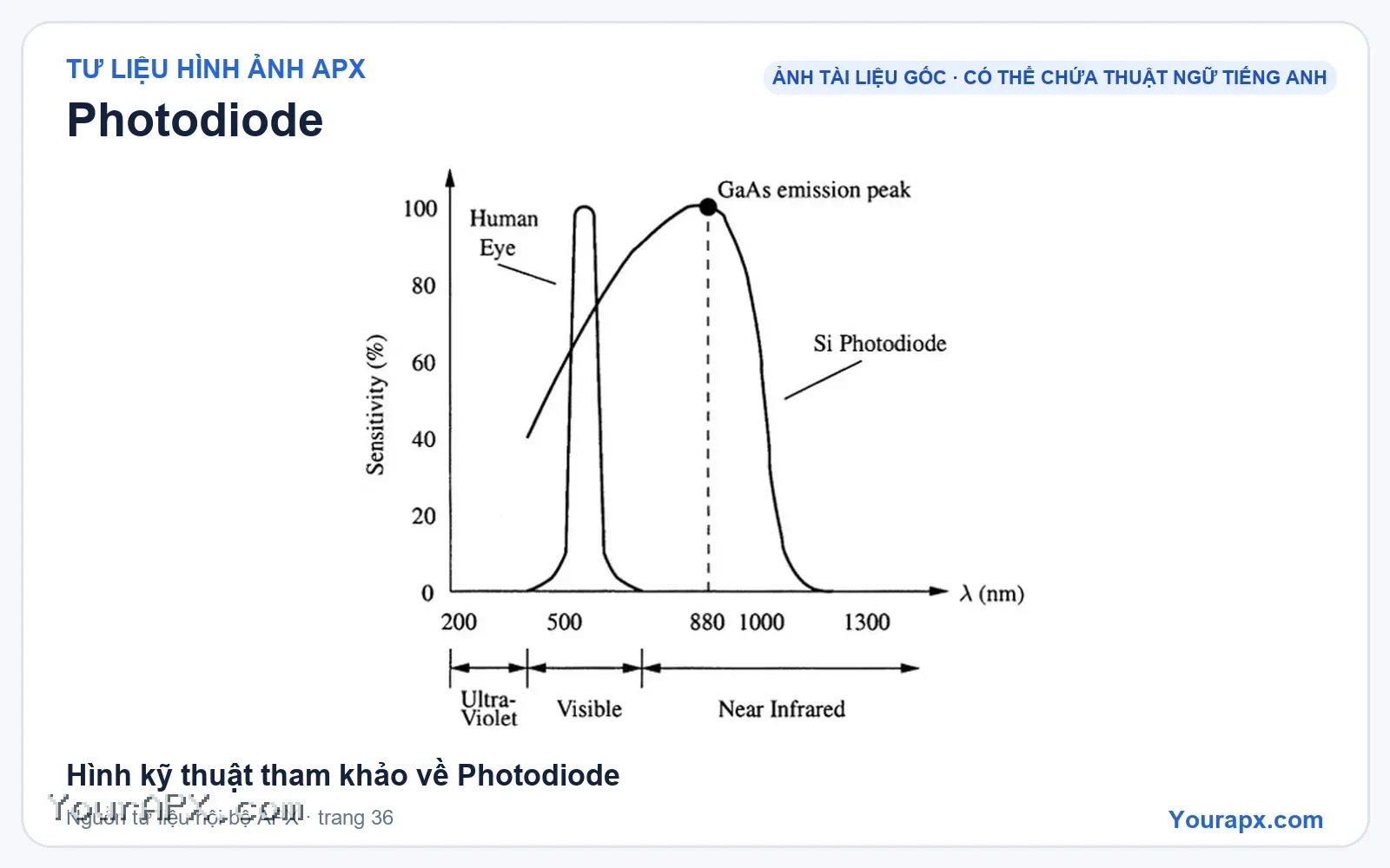 Hình kỹ thuật tham khảo về Photodiode